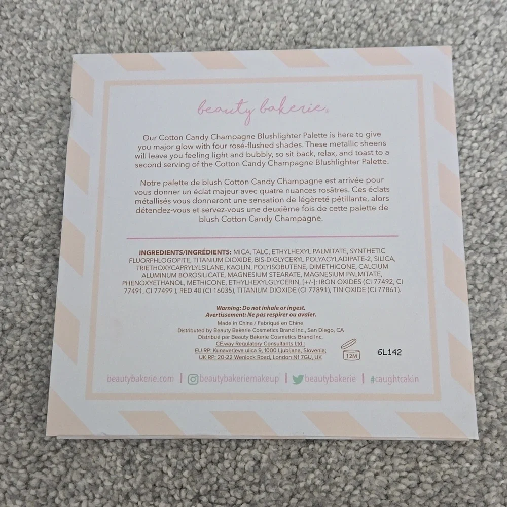 Cotton Candy Champagne Blushlighter Palette